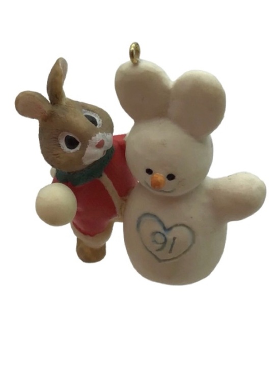 Hallmark Other - Hallmark 1991 “Snow Twins” Christmas Ornament
